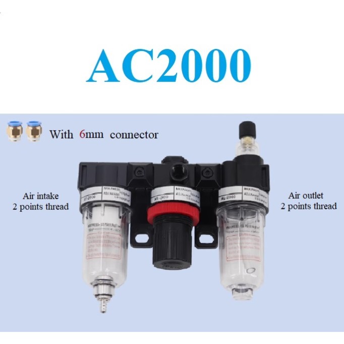 Pneumatic air source processor AC2000AF2000+AR2000+AL2000 oil-water separator