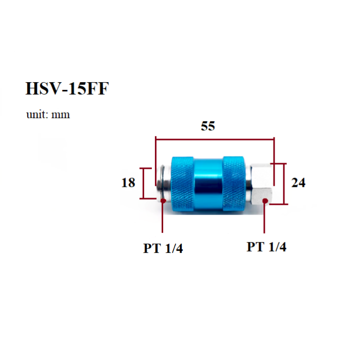 Pneumatic slide switch hand slide valve HSV-08061015 hand push valve exhaust valve 2 points push and pull
