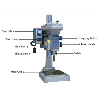 Вертыкальны аўтаматычны дакладны зубчасты станок DK-1 M8 з высокай дакладнасцю і кантролем кроку нарэзкі разьбы па лепшай цане