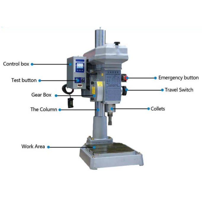 DK-II M16 Gear Type Tapping Machine High Precision Pitch Control Tapping Machine at Best Price