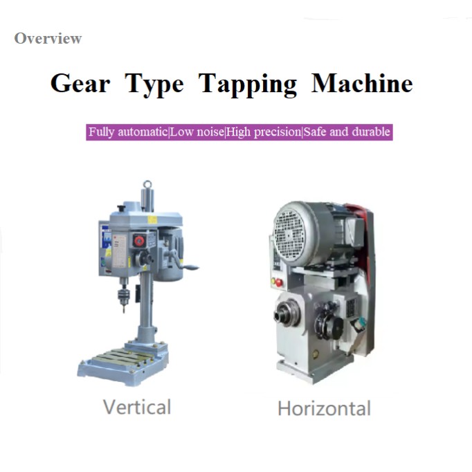 High Quality Screw Automatic Electric Double-Spindle Hot Gear Type Tapping Machine
