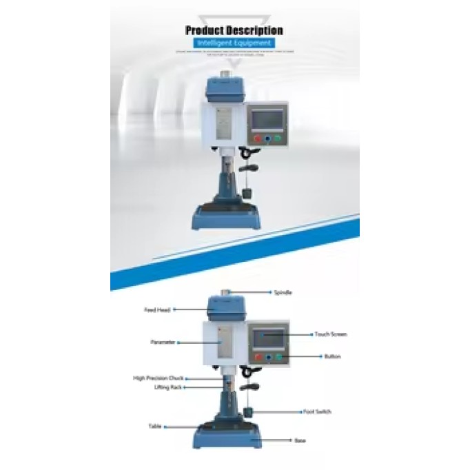 Ce Certified 23mm Vertical Automatic New Type CNC Drilling Machine for Metal