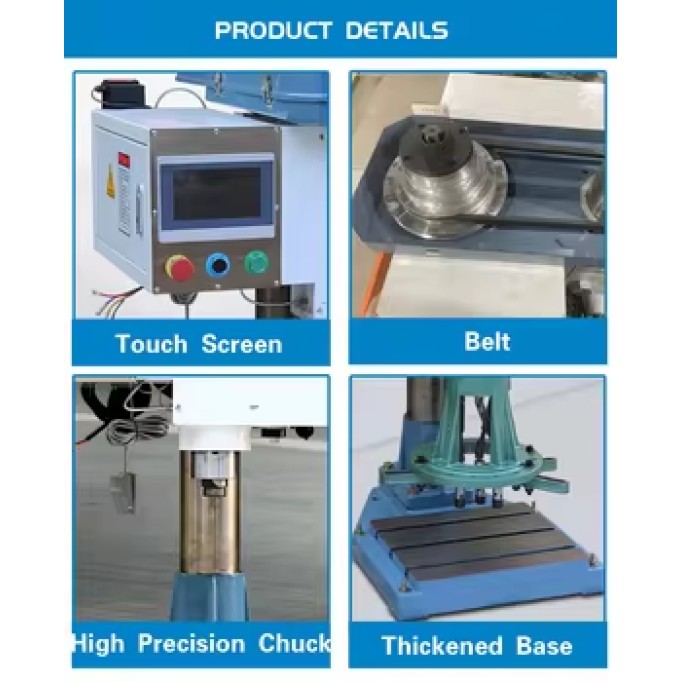 Ce Certified 23mm Vertical Automatic New Type CNC Drilling Machine for Metal